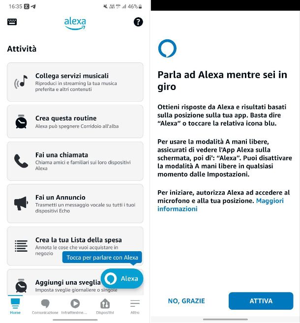 Come attivare assistente vocale Alexa su Huawei