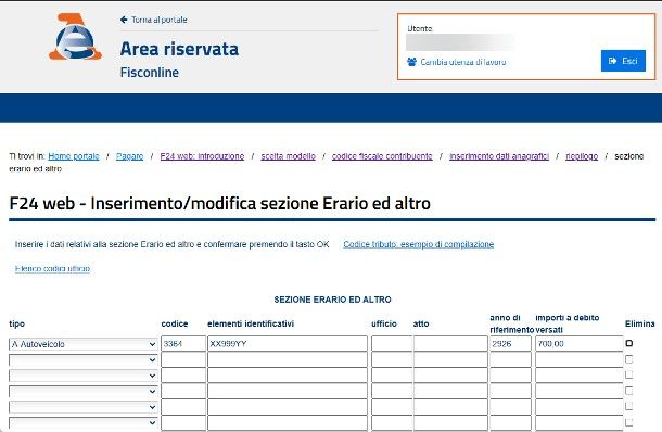Come pagare il Superbollo: Agenzia delle Entrate Web