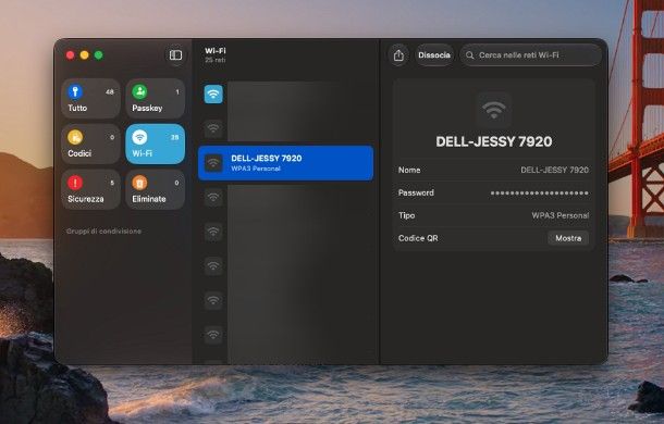 Come recuperare password WiFi da Mac