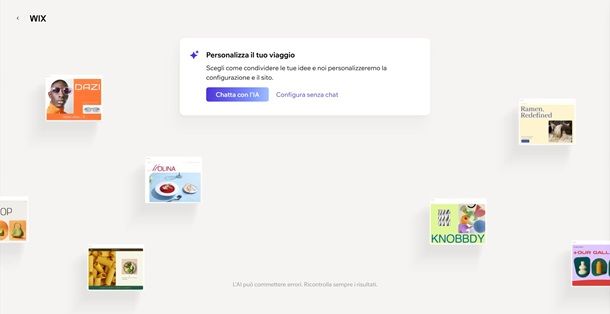 Come creare un sito Web con Wix