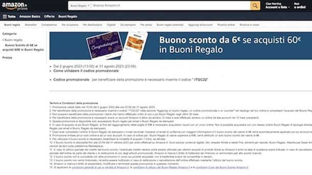 Come ottenere buoni sconto Amazon