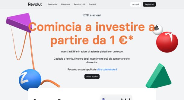 Investire con Revolut