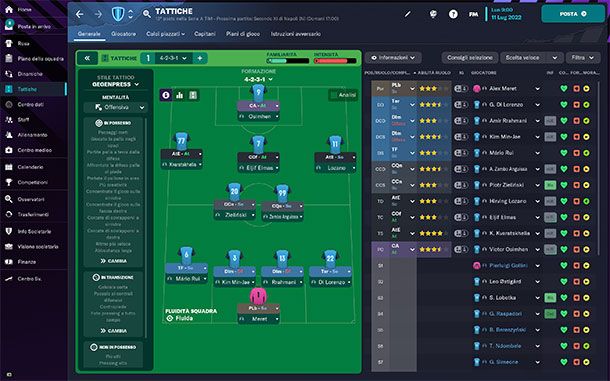 Migliori tattiche Football Manager: 4-2-3-1