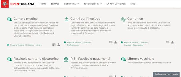 cambio pediatra online in Toscana