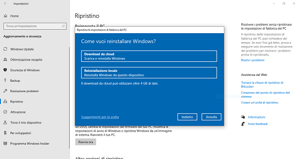 reinstallazionewindows