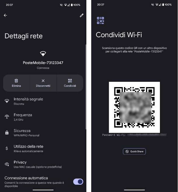 Come recuperare password WiFi da Android