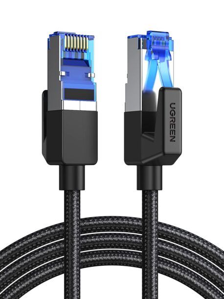 Cavo Ethernet Cat7 150ft (45m) Esterno | BIFALE Tripla Schermatura SSTP 10Gbps | Impermeabile E Robusto
