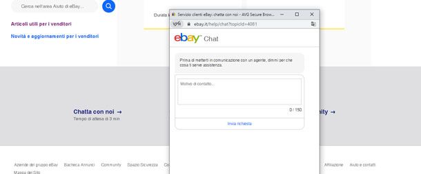 Servizio clienti eBay