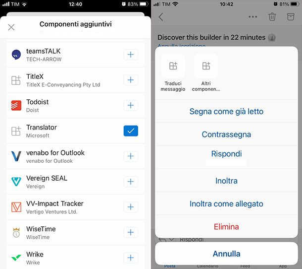Come tradurre email con Microsoft Outlook