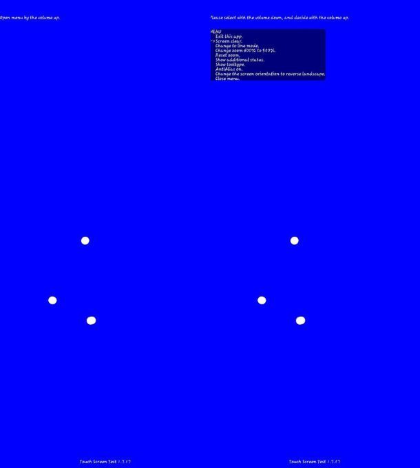 touch screen test