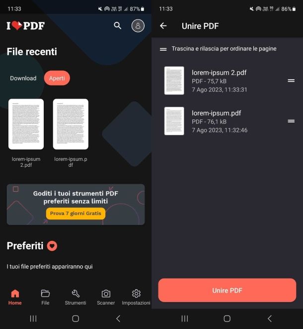 iLovePDF per Android