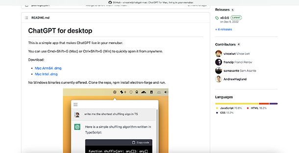Come installare ChatGPT su Mac