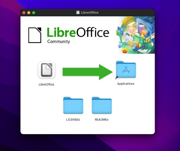Installazione LibreOffice su macOS