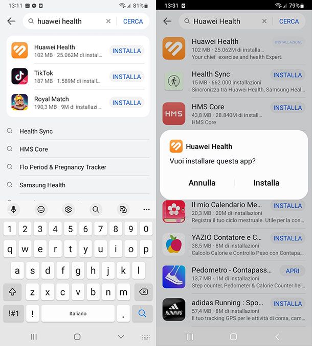Come scaricare HUAWEI Health su Android