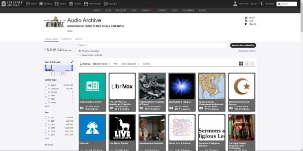 Scaricare musica gratis MP3