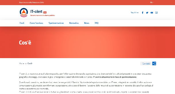 IT-alert sito ufficiale