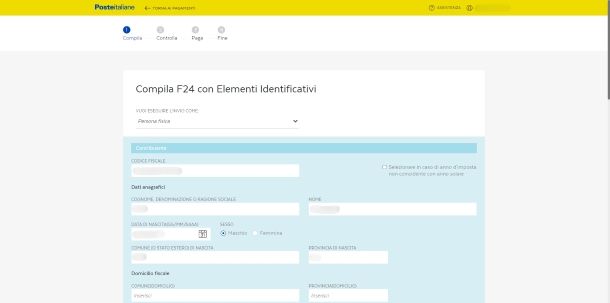 Paga online di Poste Italiane
