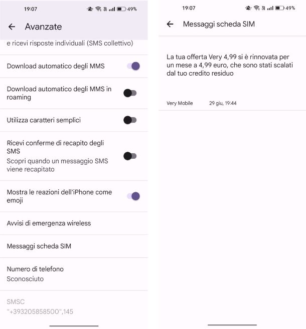 Come spostare SMS da Android a SIM