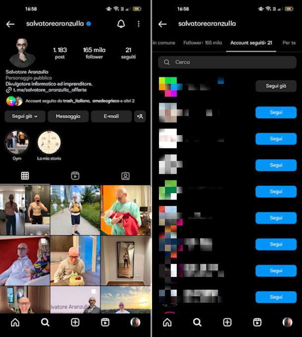 Come vedere chi ha iniziato a seguire su Instagram una persona
