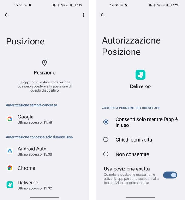 Come disattivare la localizzazione delle app