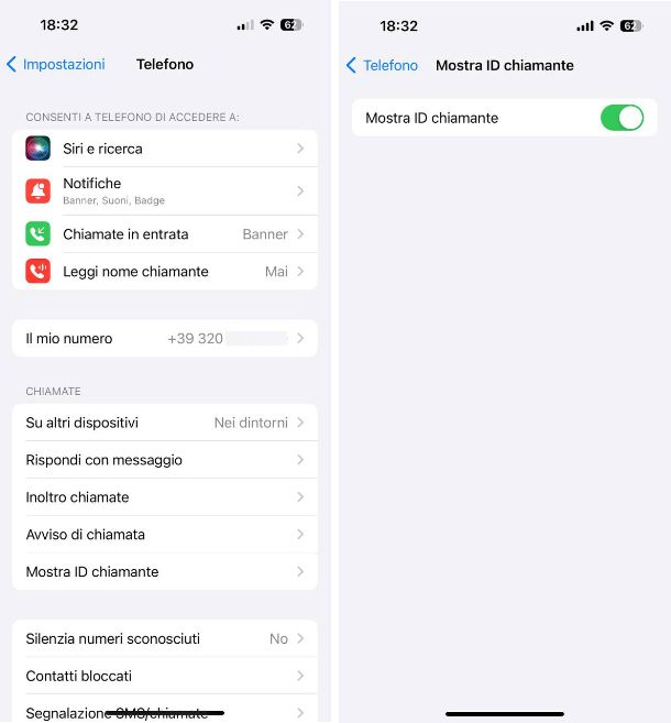 Come nascondere il numero di telefono iPhone