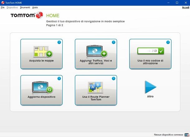 Come aggiornare navigatore TomTom