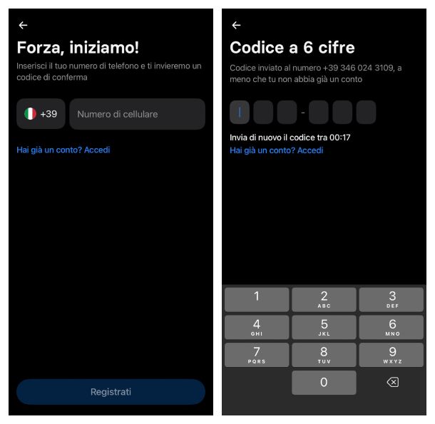 Registrazione Revolut