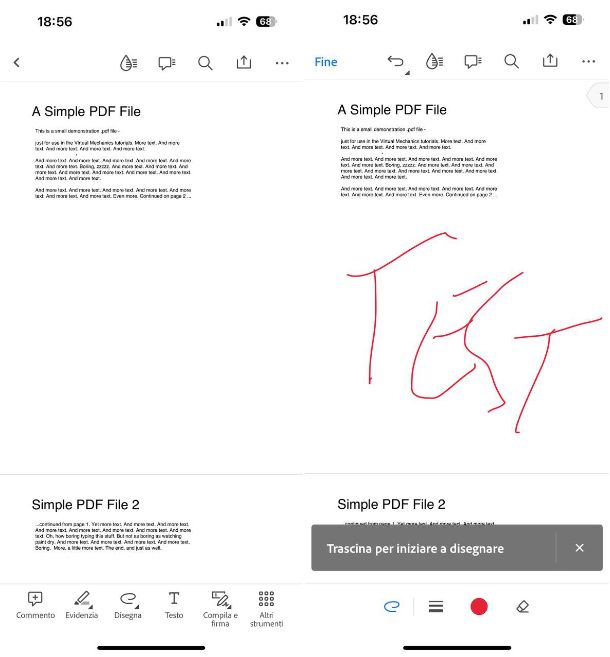 Altre app per scrivere su un file PDF da iPhone