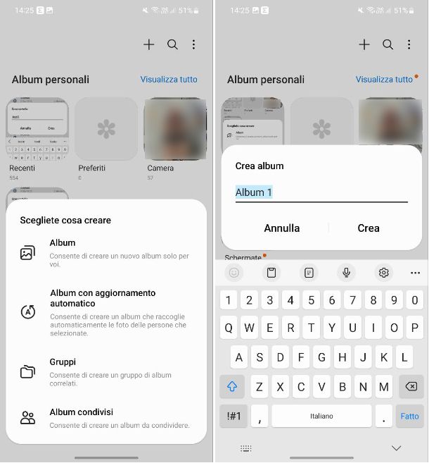 Come creare cartelle per foto su Samsung