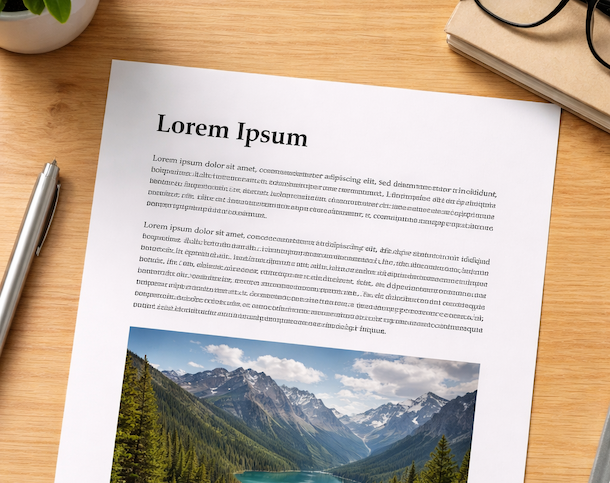 Documento con immagine