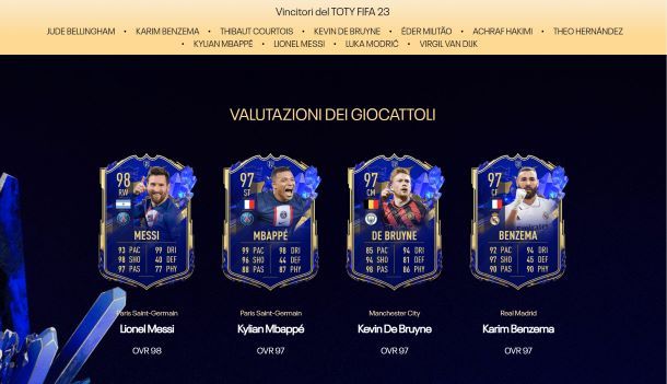 Come votare i TOTY FIFA 2