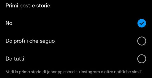 Come disattivare le notifiche delle storie di Instagram