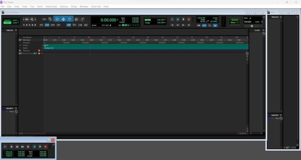 interfaccia Pro Tools