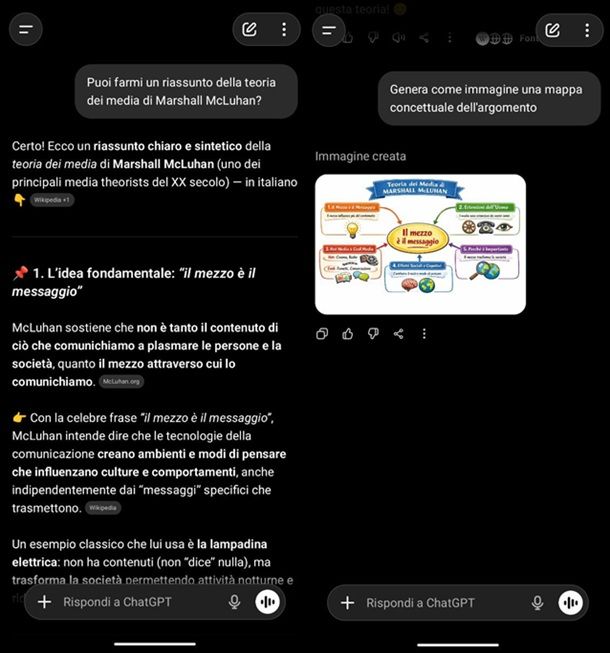 ChatGPT Android riassunti universitari