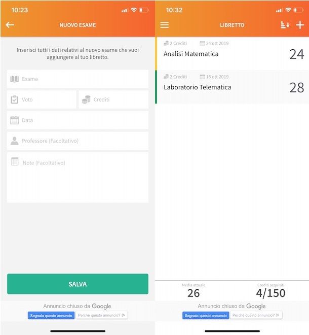 Altre app utili studenti universitari libretto