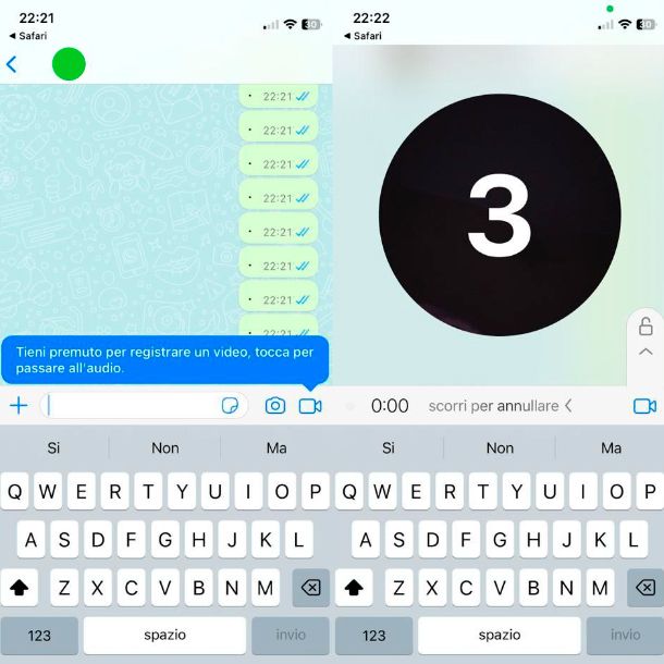 Come fare videomessaggi su WhatsApp