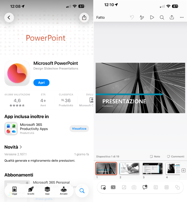 PowerPoint iOS