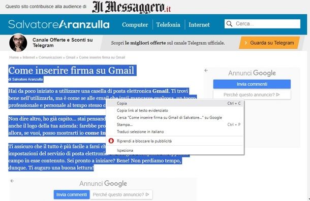 Aranzulla.it sito Web