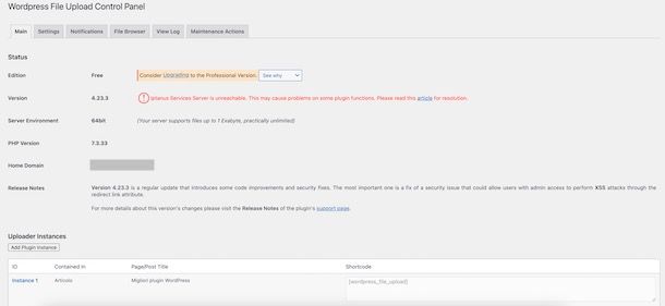 WordPress File Upload