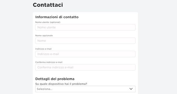 Contattare Roblox