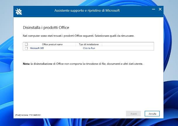 Come reinstallare Office