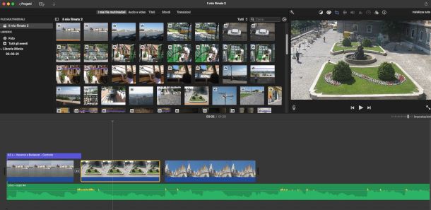 interfaccia iMovie