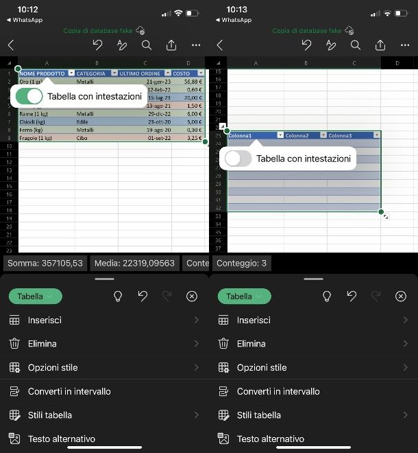 Excel app