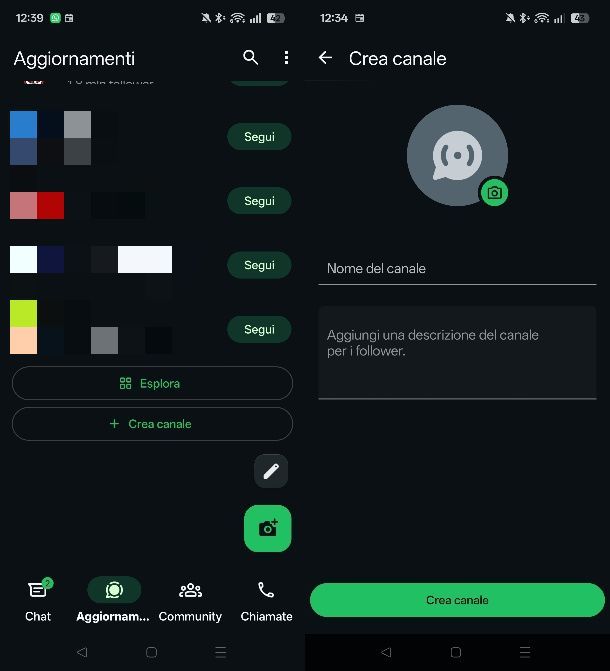 Come creare un canale WhatsApp