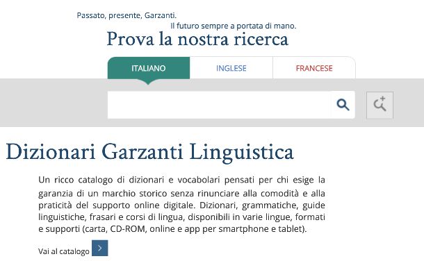 Garzanti online