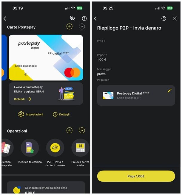 Come funziona P2P Postepay