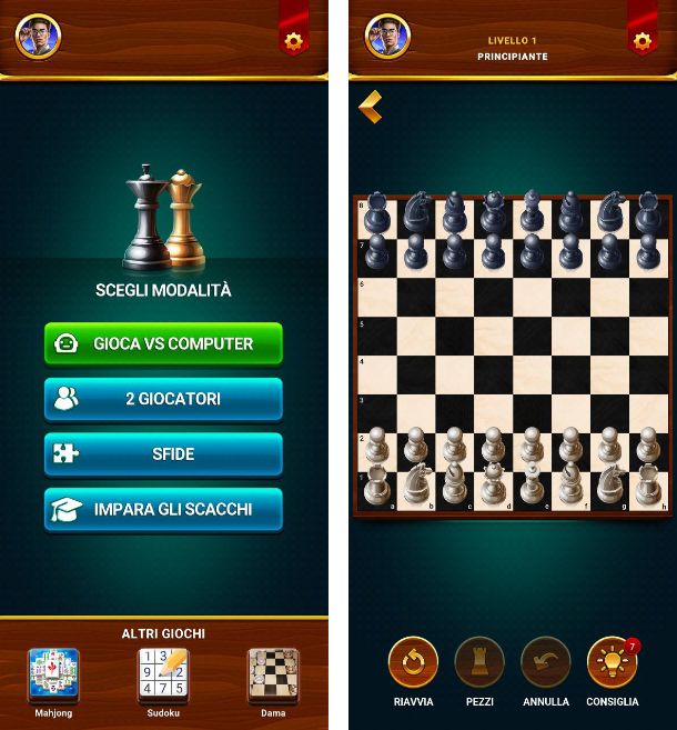 Altre app per giocare a scacchi