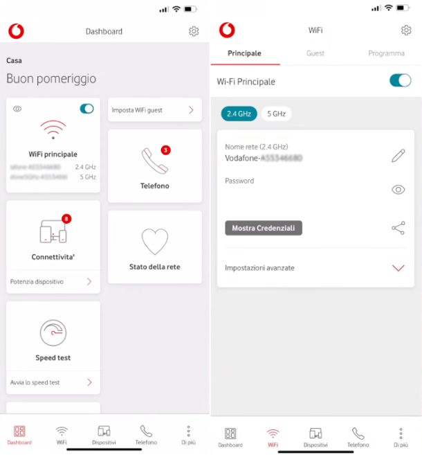App per Vodafone casa