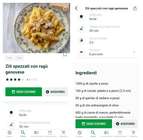 Cookidoo — ricetta ziti alla genovese