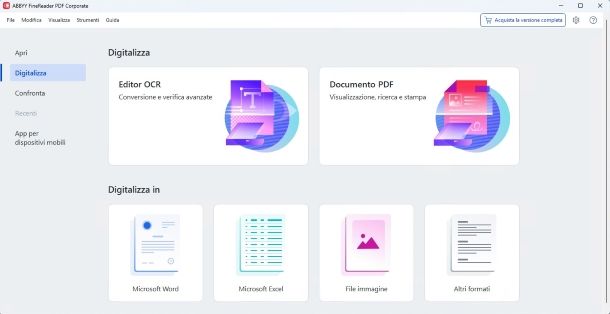 ABBY FineReader per Windows